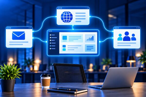 Domains, DNS and email managed together in one place