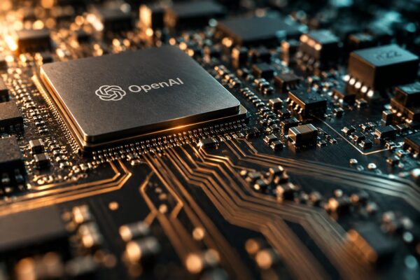 OpenAI chip on a circuit board